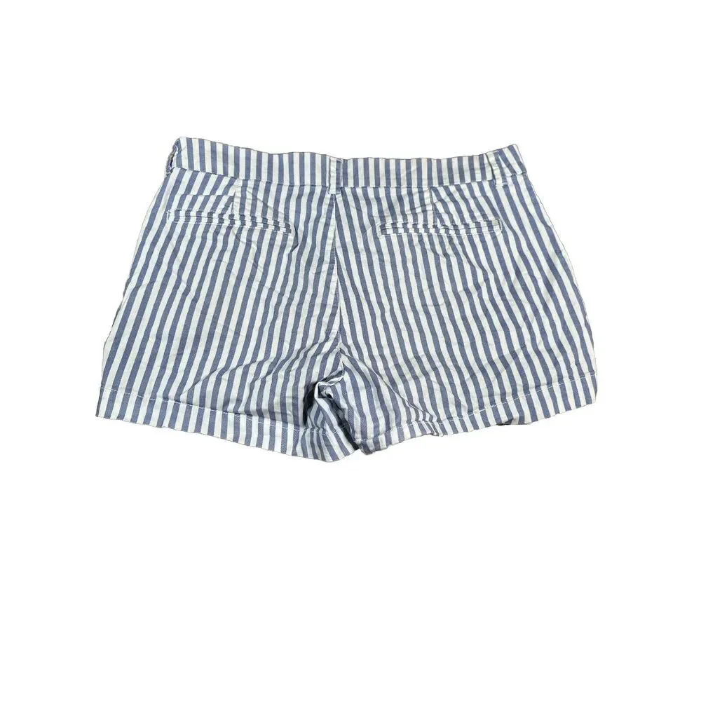 Old‎ Navy Women's Everyday Shorts Size 12 Blue & White Stripe